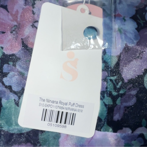 NWT Selkie The Nirvana Royal Puff Dress - Picture 4 of 6